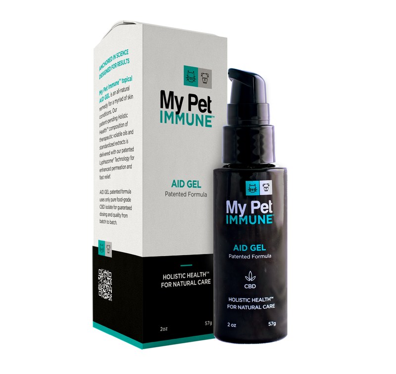 My Pet Immune AID GEL bottle and carton