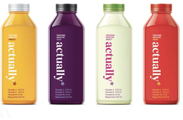Actually functional water range in four varieties