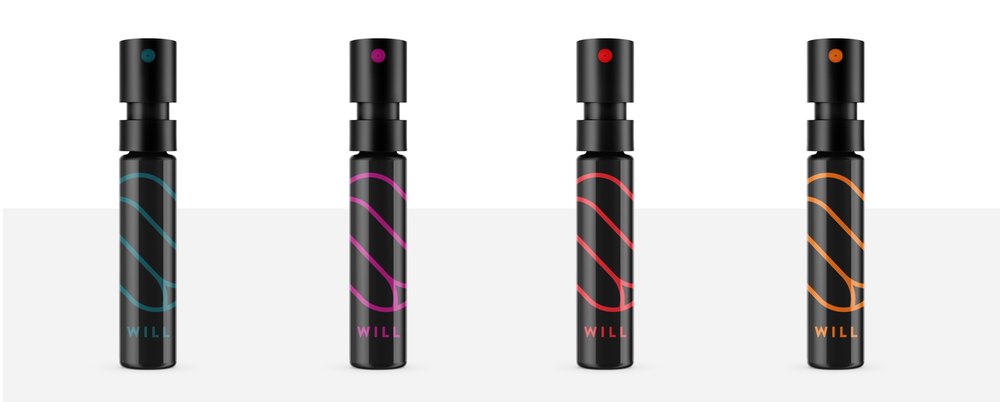 WILL oral spray range in four varieties