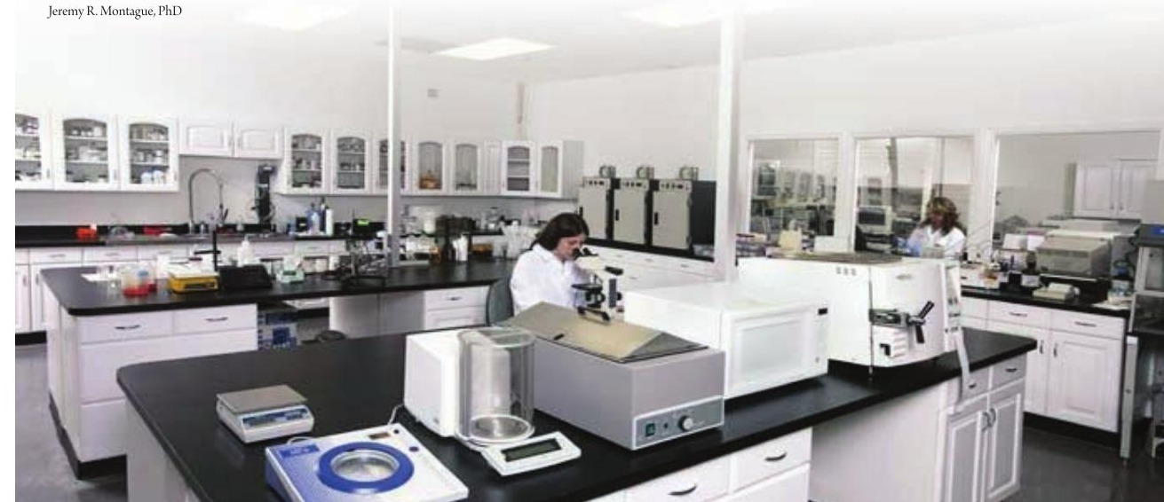 NuVessl R&D lab where supplement formulations are developed